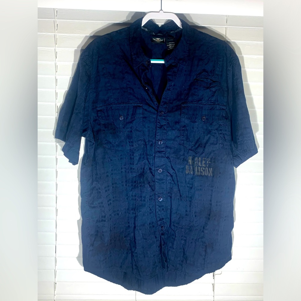 Harley Davidson Button-up shirt men's size XL